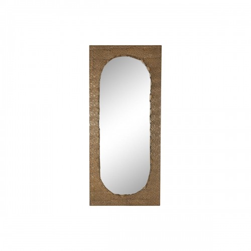 Wall mirror Home ESPRIT Golden Metal 80 x 6 x 180 cm image 1