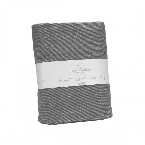 Blanket Alexandra House Living Lares Grey 180 x 240 cm image 1