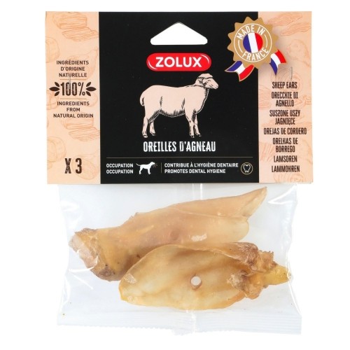 ZOLUX Lamb ears - chew for dog - 30g image 1