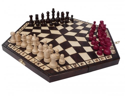 Шахматы Chess For Three middle nr.163 Для 3 игроков. image 1
