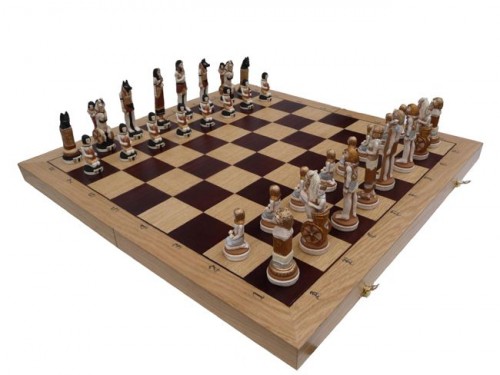 Šahs Chess Egipt Nr.157 Marmora figūras! image 1