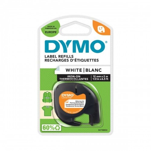 Laminated Tape Dymo S0718850 Black/White image 1