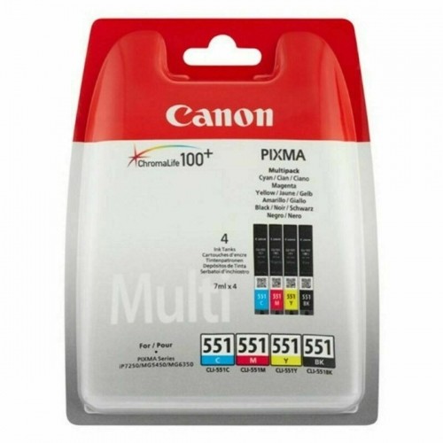 Original Ink Cartridge Canon CLI-551 Black image 1