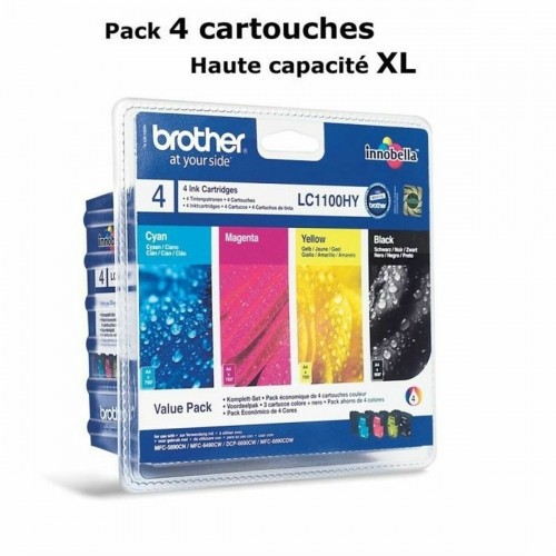 Original Ink Cartridge Brother LC-1100HYVALBP Black/Cyan/Magenta/Yellow image 1