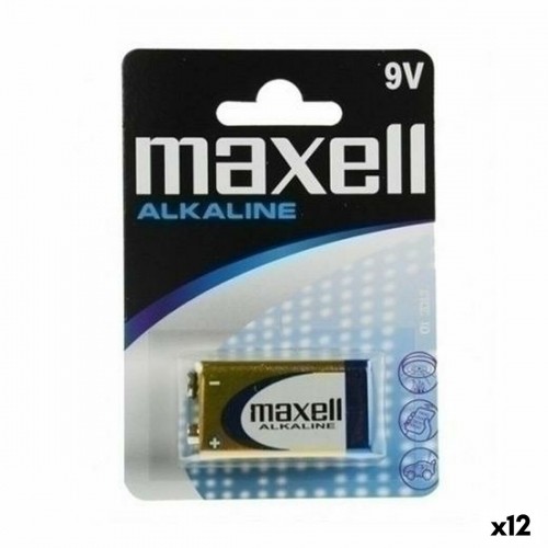 Щелочная батарейка Maxell 9 V 6LR61 (12 штук) image 1