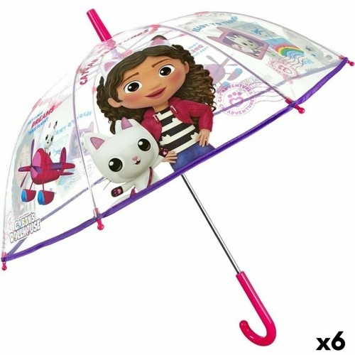 Зонт Gabby's Dollhouse Разноцветный 74 cm (6 штук) image 1