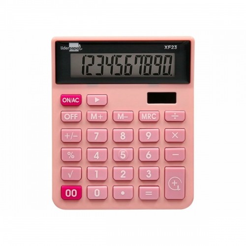 Калькулятор Liderpapel XF23 Розовый Пластик image 1