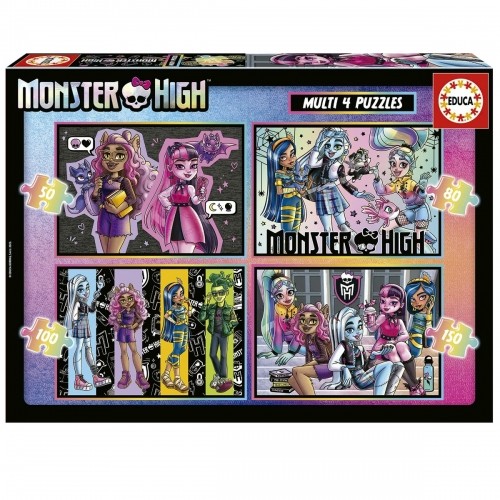 Puzle un domino komplekts Educa Monster High Multipuzzle image 1