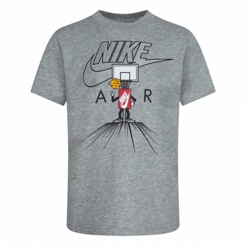 Child's Short Sleeve T-Shirt Nike Icons Of Play Grey image 1