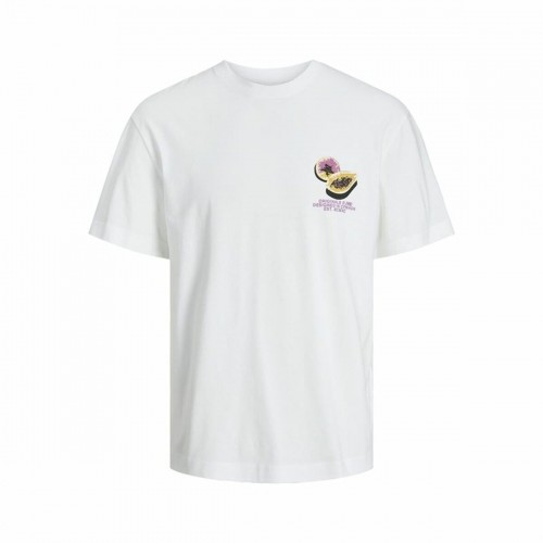 Men’s Short Sleeve T-Shirt Jack & Jones Jortampa Back Ss Crew White image 1