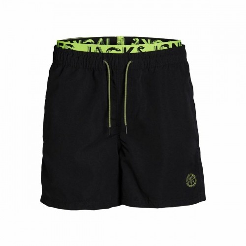 Child's Bathing Costume Jack & Jones Jjswim Db Wb Neon Black image 1