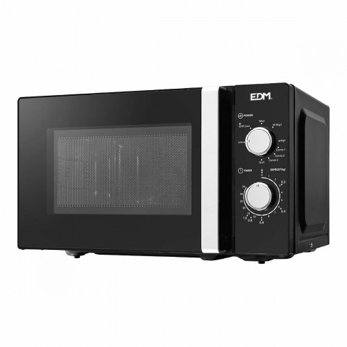 Microwave with Grill EDM 07413 Black Design Black 1000 W 700 W 20 L image 1