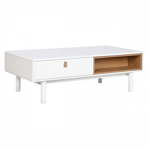 Кофейный столик Home ESPRIT Белый Натуральный Полиуретан Деревянный MDF 120 x 60 x 40 cm image 1
