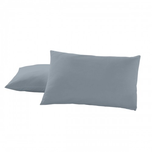 Pillowcase Alexandra House Living Steel Steel Grey 50 x 80 cm (2 Units) image 1