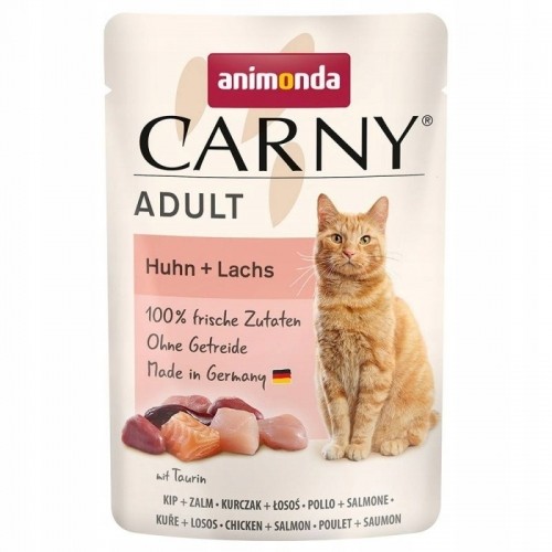 ANIMONDA Carny Adult Chicken and salmon - wet cat food - 85g image 1