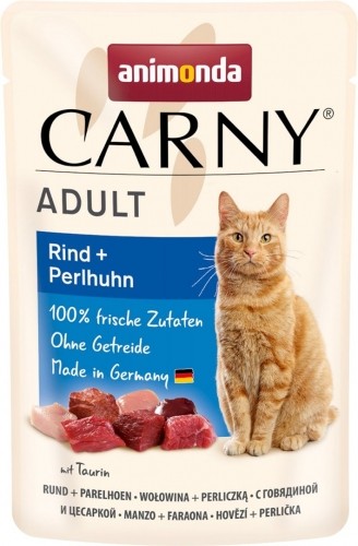 ANIMONDA Carny Adult Beef and guinea fowl - wet cat food - 85g image 1