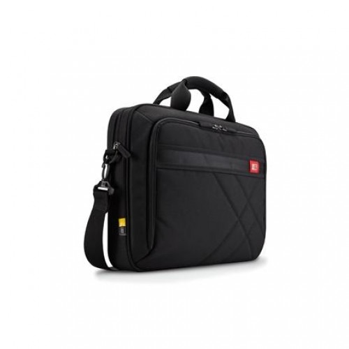 Case Logic | Fits up to size 17 " | Casual Laptop Bag | DLC117 | Laptop Bag | Black | Shoulder strap image 1