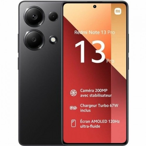 Смартфоны Xiaomi Redmi Note 13 Pro 6,67" HELIO G99 ULTRA 12 GB RAM 512 GB Чёрный image 1