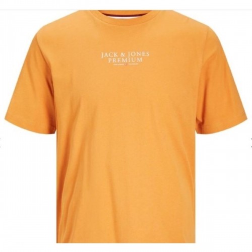 Vīriešu Krekls ar Īsām Piedurknēm Jack & Jones JPRBLUARCHIE SS TEE 12217167 Oranžs image 1