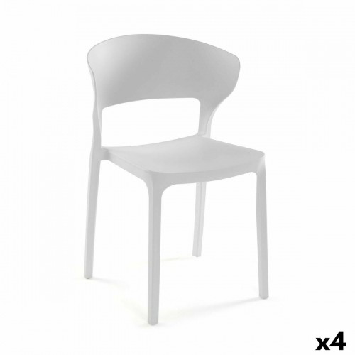 Krēsls Versa Balts 39,5 x 79 x 41,5 cm (4 gb.) image 1