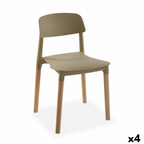 Krēsls Versa Bēšs 45 x 76 x 42 cm (4 gb.) image 1
