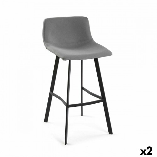 Stool Versa Baldwin Grey 49 x 88 x 42 cm (2 Units) image 1