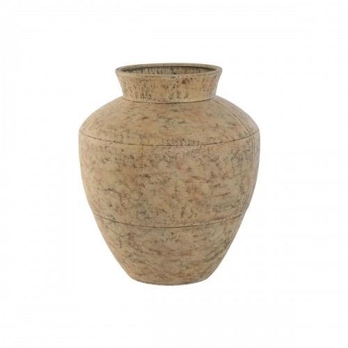 Vase Home ESPRIT Beige Metal 33 x 33 x 37 cm image 1