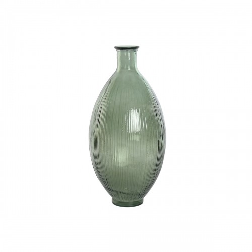 Vase Home ESPRIT Green Recycled glass 30 x 30 x 59 cm image 1