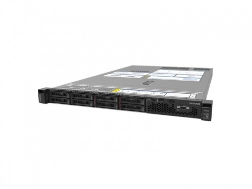 Lenovo ThinkSystem SR530 V2 Xeon Silver 4208 (8Core 2.1GHz 11MB Cache/85W), 1x32GB 2933MHz 2Rx4 RDIMM, O/B, 2.5" HS (8), ThinkSystem M.2 with Mirroring Enablement Kit, Hot-Swap 1x750W Titanium,  XCC Enterprise, ThinkSystem Toolless Slide Rail, 3Y Basic On image 1