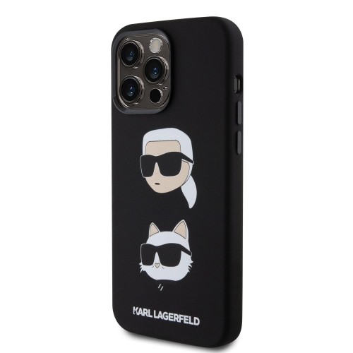 Phone case  Karl Lagerfeld priekš  iPhone 15 Pro Max Liquid Silicone Black image 1