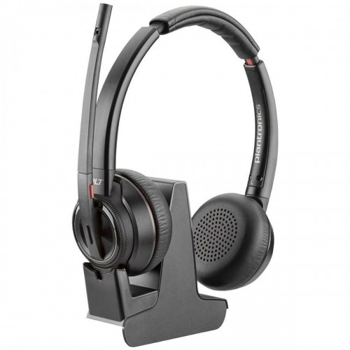 Austiņas ar Mikrofonu Plantronics W8220-M Melns image 1