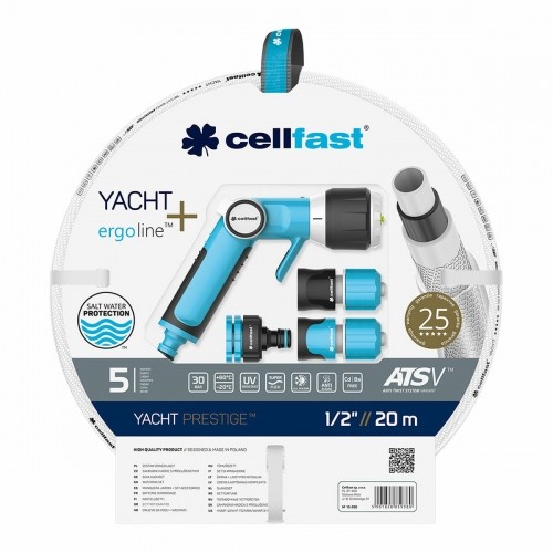 Набор шлангов с принадлежностями Cellfast Yacht PVC 20 m Ø 12,5 mm Выдвижной image 1