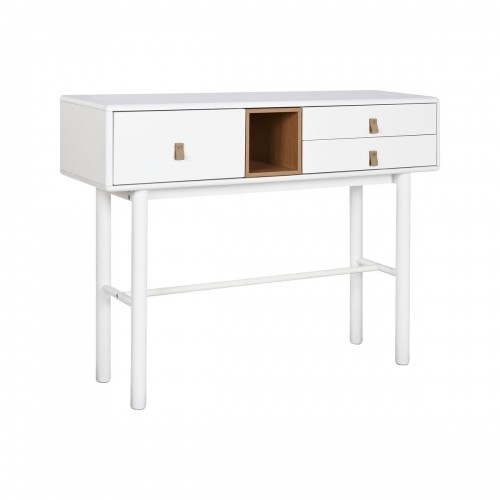 Konsole Home ESPRIT Dzeltens Balts Koks MDF 120 x 35 x 90 cm image 1