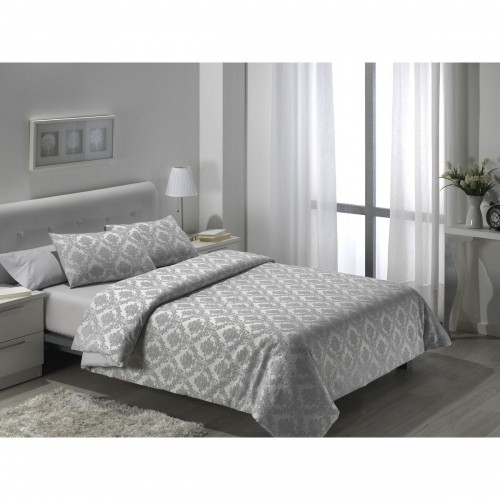 Комплект чехлов для одеяла Alexandra House Living Viena Жемчужно-серый 135/140 кровать 5 Предметы image 1
