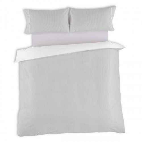 Комплект чехлов для одеяла Alexandra House Living Greta Жемчужно-серый 180 кровать 3 Предметы image 1