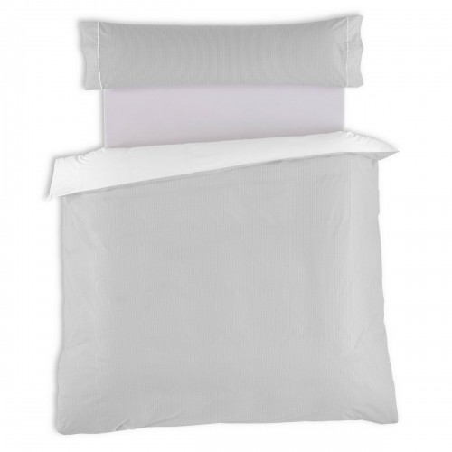 Комплект чехлов для одеяла Alexandra House Living Greta Жемчужно-серый 150 кровать 2 Предметы image 1
