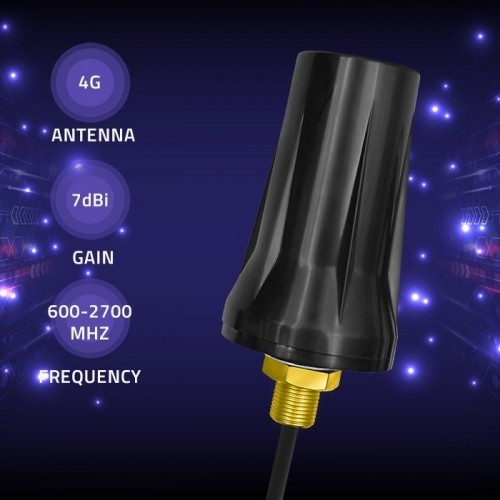 Qoltec 57042 4G LTE DUAL antenna | 7dBi | omnidirectional | outdoor image 1