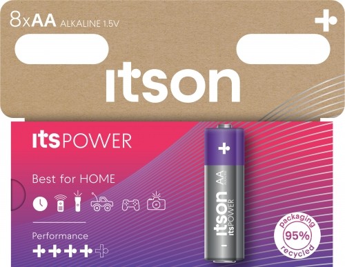 itson itsPOWER battery Alkaline LR6IPO/8HH image 1