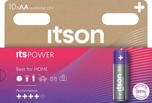 itson itsPOWER battery Alkaline LR6IPO/10HH image 1