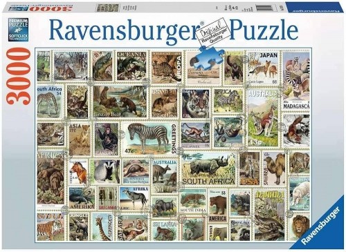 Ravensburger Puzzle Tierbriefmarken (17079) image 1