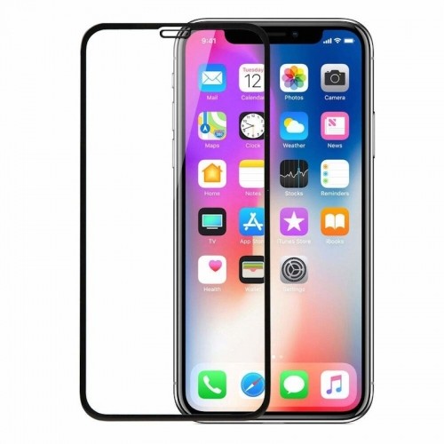 Evelatus Pilna pārklājuma 2.5D  Stikls priekš Apple iPhone XS Max / 11 Pro Max Anti-Statisks/ Japāņu līme Melna image 1