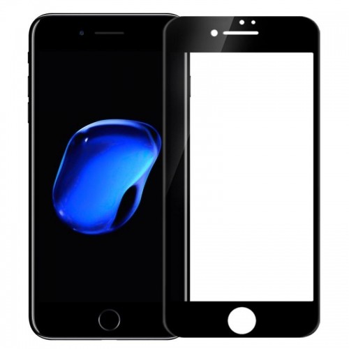 Evelatus Pilna pārklājuma 2.5D  Stikls priekš Apple iPhone 7 Plus / 8 Plus Anti-Statisks/ Japāņu līme Melna image 1