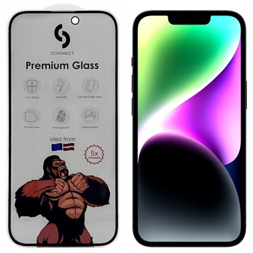 Connect Сonnect Corning Gorilla Ultra Izturīgs 3D Privātuma aizsargstils priekš Apple iPhone 13 / 13 Pro / 14 Melna image 1