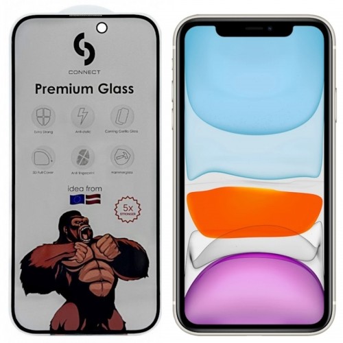 Connect Сonnect Corning Gorilla Ultra Strong 3D Privacy Glass для Apple iPhone 11 / XR Черный image 1