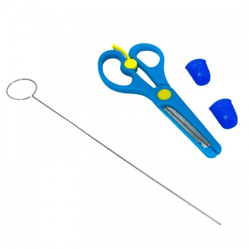 Набор аксессуаров iLike S3 3 в 1 для 3D ручки - Чистящая игла / Ножницы / 2 защиты на палец image 1
