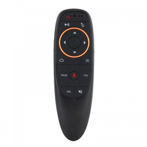 CP G10s Universāla Smart TV Air Mouse - Bezvadu / IR Pults Balss Asistents & Giroskops Melna image 1