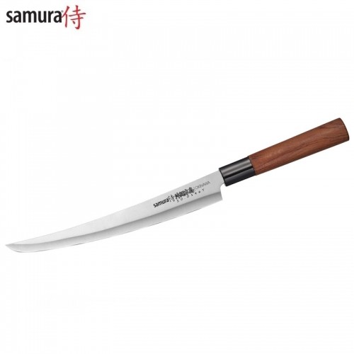 Samura OKINAWA Универсальный Кухонный нож для Нарезки Tanto 230mm из AUS 8 Японской стали 59 HRC image 1