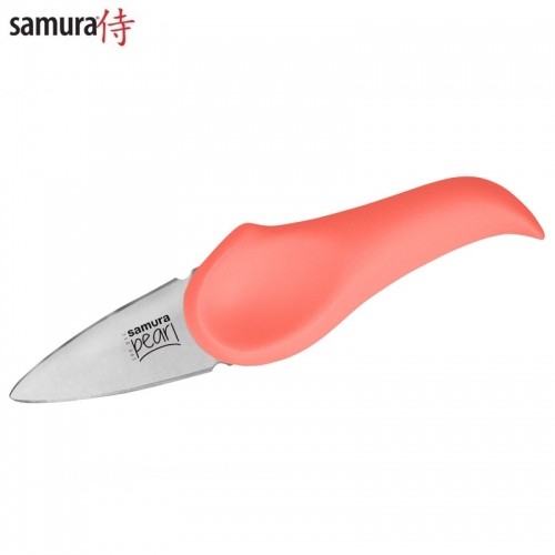 Samura Pearl нож для идеального открывания Устриц 73mm лезвие из Японской стали 59 HRC Коралловый image 1