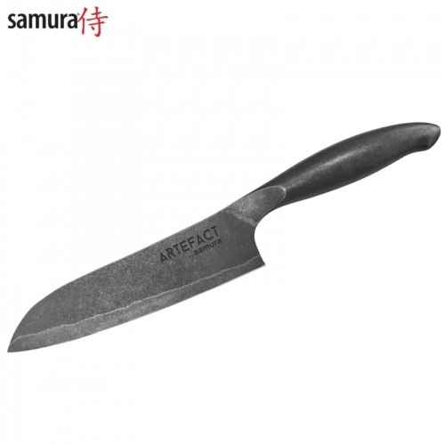 Samura Artefact Кухонный Santoku нож 180 mm AUS-10 Damascus Японской стали 59 HRC image 1
