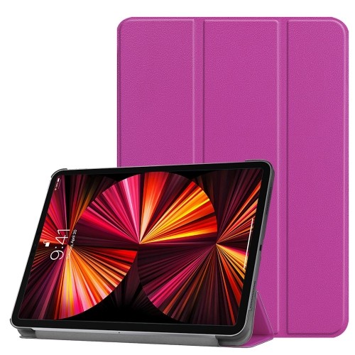 iLike Tri-Fold Тонкий Эко-кожанный Чехол Книжка Xiaomi Pad 6 11'' (2023) / Pad 6 Pro 11'' (2023) Фиолетовый image 1